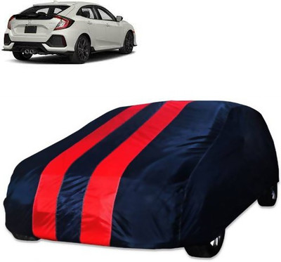 Kuchipudi Car Cover For Honda Civic (Without Mirror Pockets)(Blue, Red)