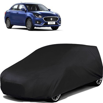 GoldRich Car Cover For Maruti Suzuki Swift Dzire (Without Mirror Pockets)(Black)