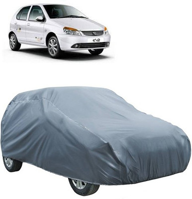 QualityBeast Car Cover For Tata Indica eV2 (Without Mirror Pockets)(Grey)