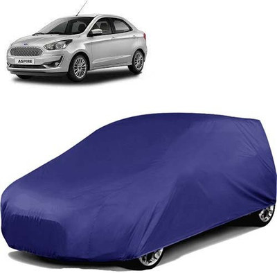 carphoenix Car Cover For Ford Figo Aspire (Without Mirror Pockets)(Blue)