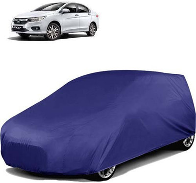 carphoenix Car Cover For Honda City ZX (Without Mirror Pockets)(Blue)