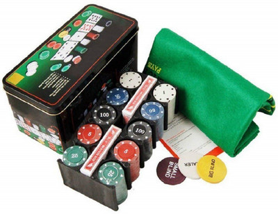 

ShopAis 200 Chip Casino Poker Game Set(Multicolor)