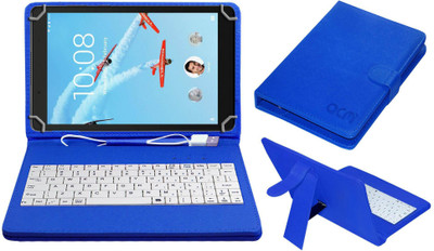 ACM Keyboard Case for Lenovo Tab E8 8 inch(Blue, Cases with Holder, Pack of: 1)