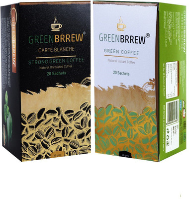 

GreenBrrew Strong & Natural Instant Coffee 120 g(Pack of 2, Green Coffee Flavoured)
