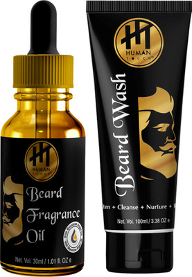

HUMAN TOUCH Beard Oil & Beard Wash Pack Of 2(Set of 2)