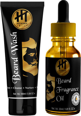 

HUMAN TOUCH Beard Wash & Beard Fragrance Oil Pack of 2(Set of 2)
