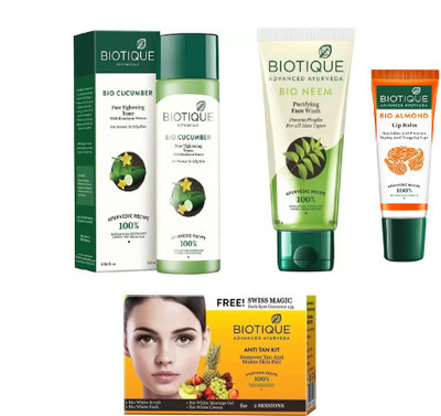 

BIOTIQUE BIO combo kit , LIP BALM(Set of 4)