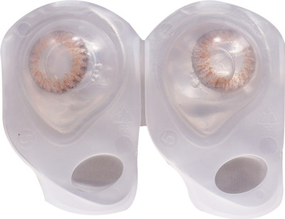 

Eyexol Monthly Power Color Contact lens Monthly Contact Lens(-2, Brown, Pack of 2)