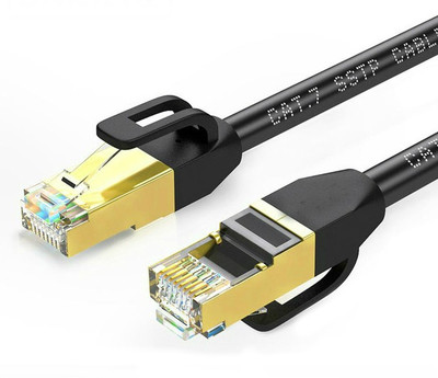 

Cellhub Cat7 SSTP Network Cable(Compatible with Laptop, Computer, Gaming device, Networking device, Black)