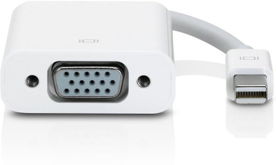 

Cables Kart Mini DisplayPort (DP) to vga adapter for mac VGA Cable(Compatible with Laptop, Notebook, White)