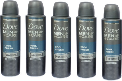 

Dove Cool Fresh(Pack of 5) Deodorant Spray - For Men(750 ml, Pack of 5)
