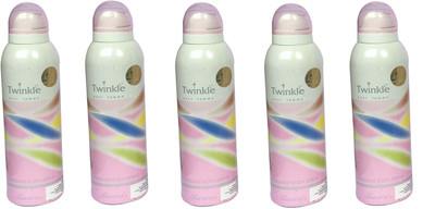 

Rasasi Twinkle Pour Femme (Pack of 5) Body Spray - For Women(1000 ml, Pack of 5)