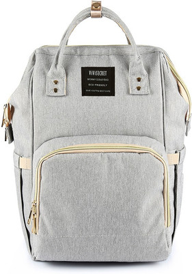 

ViViSECRET NEWEST Solid color stylish baby diaper bag/diaper maternity mummy backpack/Travel Bag for Babies (L-26cm, B-17cm, H-40cm) (Grey) Diaper Backpack(Grey)