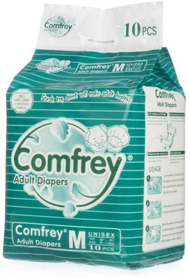 

COMFREY FOR WAIST SIZE 30"-45" INCHES Adult Diapers - M(60 Pieces)