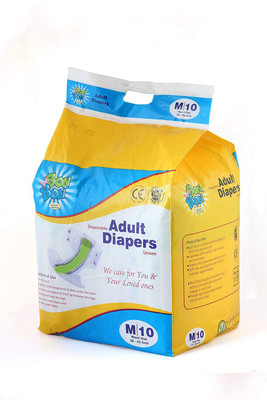 

Bon Bon Adult Diaper Medium Size UniSex Adult Diapers - M(10 Pieces)