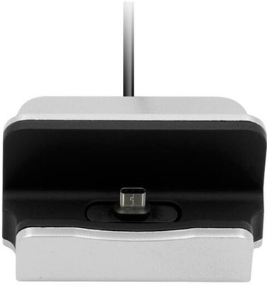 

Rhobos Type C Dock Charger Cradle Docking Station USB Connector with Docking Stand Dock(Multicolor)
