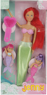 

Hamleys Mermaid Jenny with Baby, Multi Colour(Multicolor)