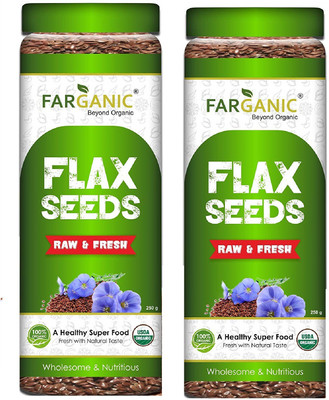 

FARGANIC Brown Flax Seeds(500 g, Pack of 2)