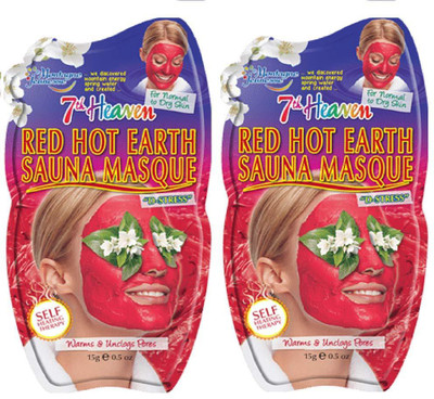 

Montagne Jeunesse Red Hot Earth Sauna Masque 15g Pack Of 2(30 g)