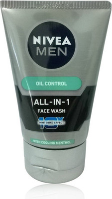 

Nivea Men All-in-1 10x Whitening Effect Face Wash (100g) (pack of 2) Face Wash(100 g)
