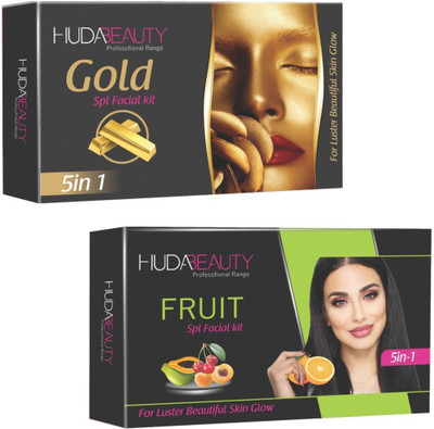 

Huda Beauty Professional Range Gold & Fruit Facial Kit 900 g(Set of 2)