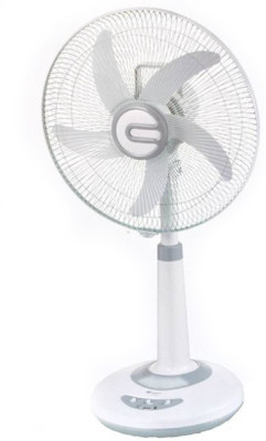 

DATHADP " Inches Rechargeable Fan AC/DC 5 Blade Pedestal Fan(Green, Pack of 1), White