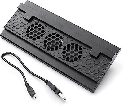 

New World Vertical Stand Cooling Fan and 2 Ports USB Hub Gaming Accessory Kit(Black, For Xbox One)