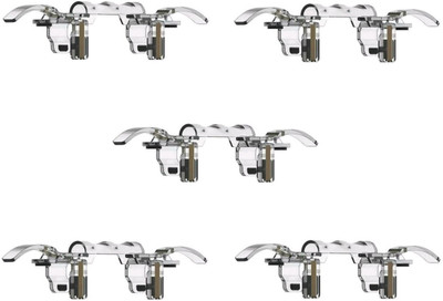 

ROQ Set of 5 L1R1 PUBG K10 EM Metal Alloy Trigger Sharp Shooter Fire Button Gaming Accessory Kit(Transparent, For Android, iOS)