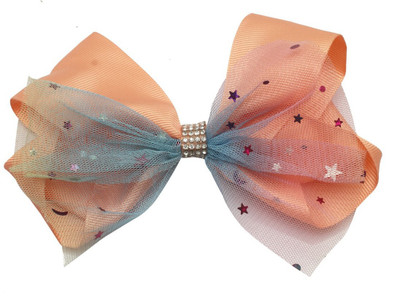 

Stol'n Kids Peach Net Bow Hair Clip:Peach Hair Clip(Pink)