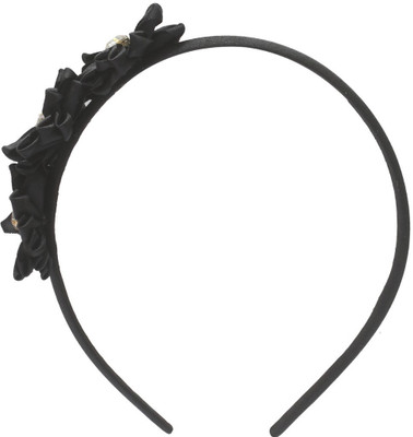 

Stol'n Kids Black Three Flower Hairband:Black Hair Band(Black)