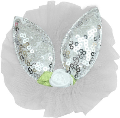 

Stol'n Kids White Bunny Sequins Hair Clip:White Hair Clip(White)