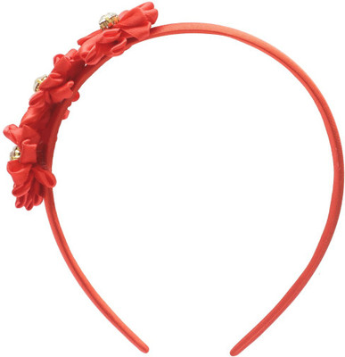 Stol'n Kids Red Three Flower Hairband:Red Hair Band(Red)