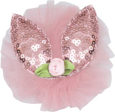 

Stol'n Kids Light Pink Bunny Sequins Hair Clip:Light Pink Hair Clip(Pink)