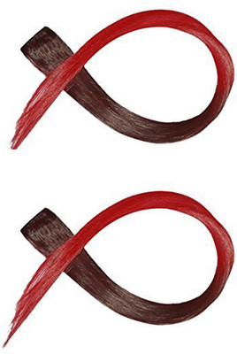 

Prime Synthetic Extension For Girls, Coloured Streak For Styling, Pack Of 1 Hair Extension