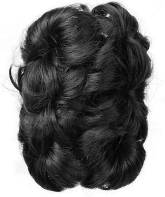 

Alizz High quality beautiful bun braid natural black Hair Extension