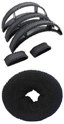 

KYT hair combo 6 pcs , 5 pcs bumpit plastic for new hair styling , 1 PCS donut 06 hair hold Hair Volumizer hair volumizer(6 g)