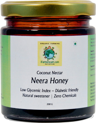 

iFarmerscart Coconut Flower Nectar Syrup | Neera Honey | Palm Dew Honey - 200GMS(200 g)