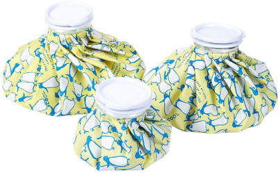 

Trendmakerz Non-Electric 1 L Hot Cold Pack of 3 Ice Bag Pack(Multicolor)