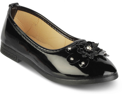 

KITTENS Girls Slip on Ballerinas(Black