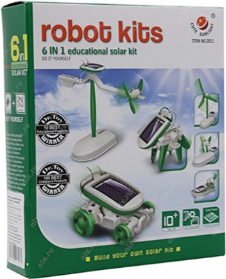 

Vibgyor Vibes 6 in 1 DIY Build Your own Mini Solar Kit Learning and Educational Toy- Build 6 Different Models(Multicolor)
