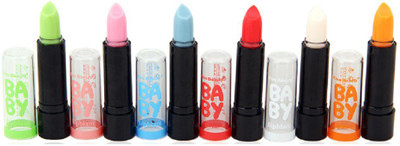 

Kiss Beauty Lip natural organic moisture ingredient care smooth bright magic lip balm ( Pack of 6 ) Mixed(Pack of: 6, 3.5 g)