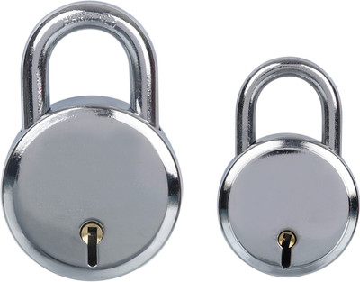 Standard Choice Steel 8/6 Levers Locks 65mm Padlock(Silver)