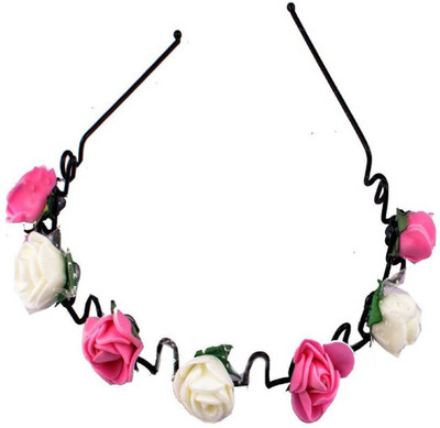 

Confidence Zig Zag Beautiful Flower Hair Bands For Kids Girls, Hair Accessories For Girls Stylish Makeup Headband