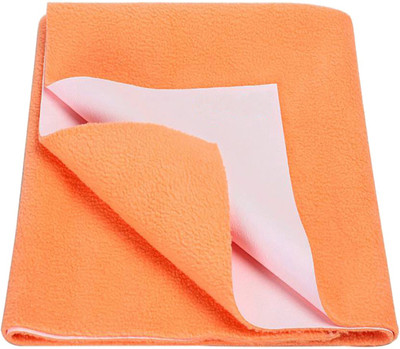 

Kidbee Cotton, Rubber, Polyester Baby Bed Protecting Mat(Peach