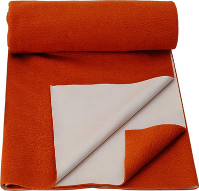 

Kidbee Cotton, Rubber, Polyester Baby Bed Protecting Mat(Rust