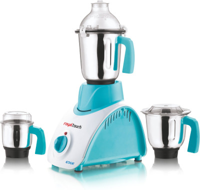

ROYAL TOUCH EDGE 1000 Mixer Grinder(WHITE+BLUE, 3 Jars)