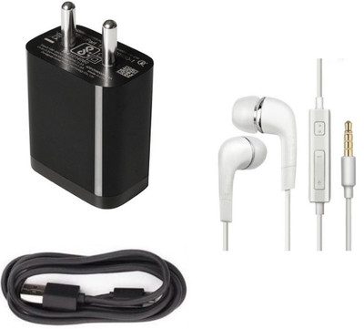Xiomi Wall Charger Accessory Combo for Xiomi, Mi, Xiaomi Redmi 5A, Xiaomi Redmi Note 4(Black)