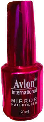 

Avlon Dark pink mirror nail polish Dark Pink