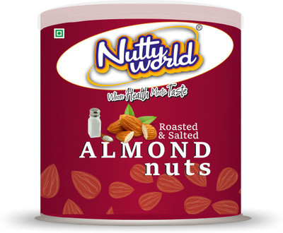 

NuttyWorld Roasted & Salted Almonds(140 g, Tin)