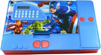 Easy Way A-1 Avengers Avengers Art Plastic Pencil Box Art Plastic Pencil Box(Set of 1, Blue)